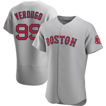 Gray Authentic Alex Verdugo Men's Boston Red Sox Road Jersey