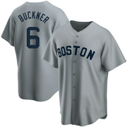 Gray Replica Bill Buckner Youth Boston Red Sox Road Cooperstown Collection Jersey