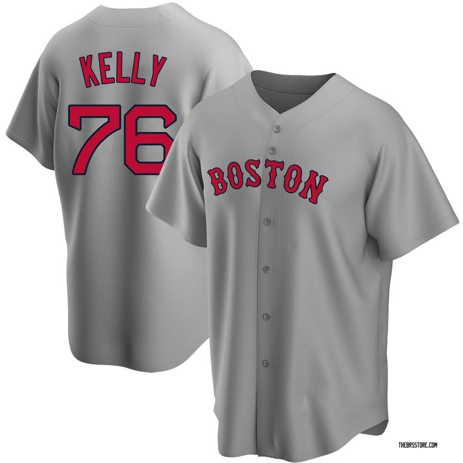 Gray Replica Zack Kelly Youth Boston Red Sox Road Jersey