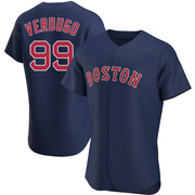 Navy Authentic Alex Verdugo Men's Boston Red Sox Alternate Jersey