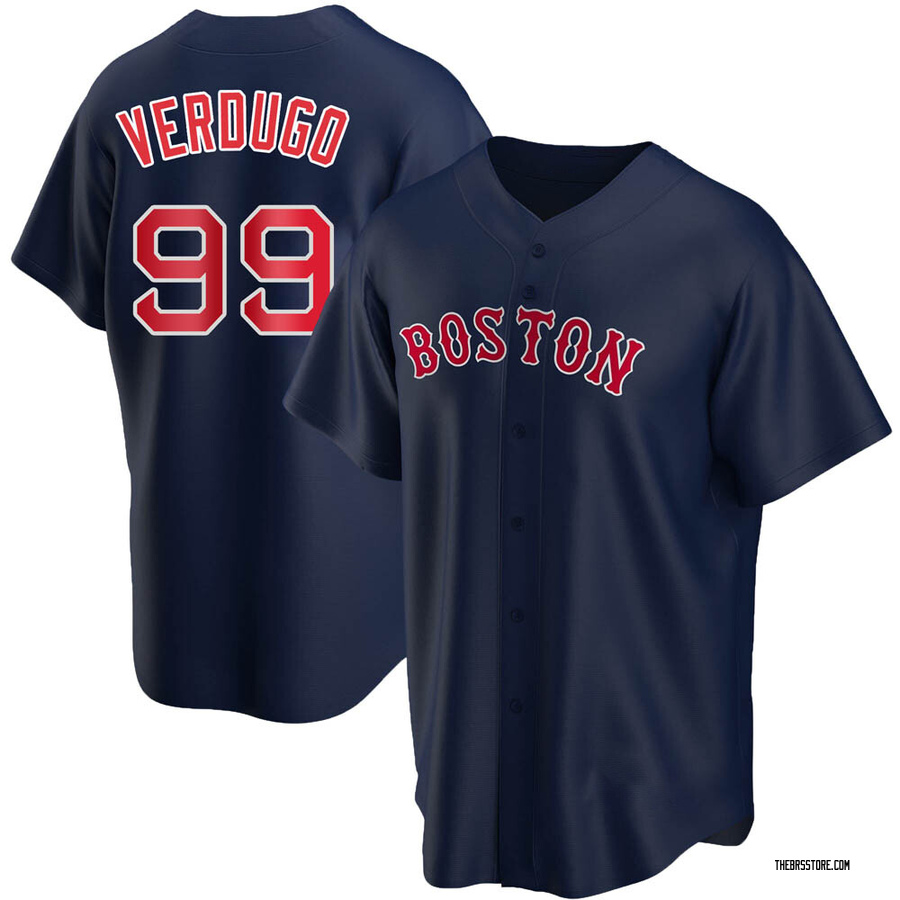 Navy Replica Alex Verdugo Men's Boston Red Sox Alternate Jersey