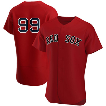 Red Authentic Alex Verdugo Men's Boston Red Sox Alternate Team Jersey