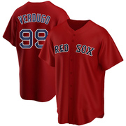 Red Replica Alex Verdugo Youth Boston Red Sox Alternate Jersey