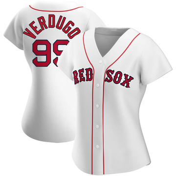 White Authentic Alex Verdugo Women's Boston Red Sox Home Jersey