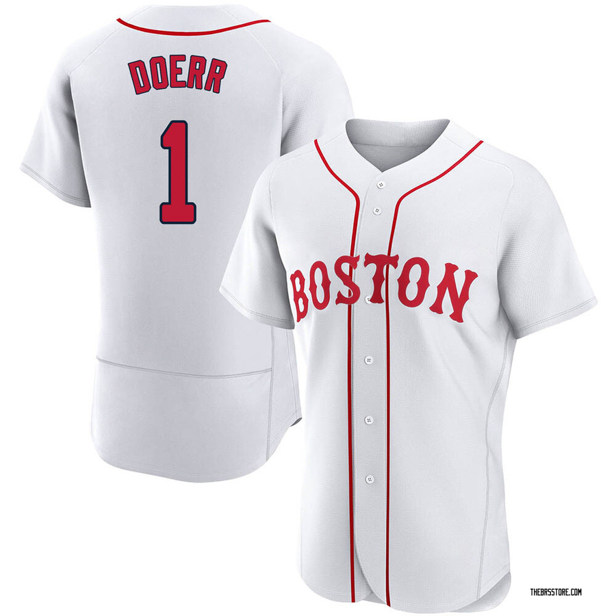 White Authentic Bobby Doerr Men's Boston Red Sox 2021 Patriots' Day Jersey