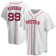 White Replica Alex Verdugo Men's Boston Red Sox Alternate Jersey
