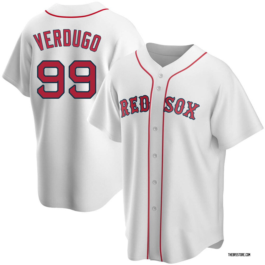 White Replica Alex Verdugo Youth Boston Red Sox Home Jersey