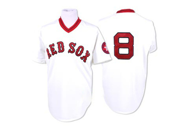 White Replica Carl Yastrzemski Men's Boston Red Sox Throwback Jersey