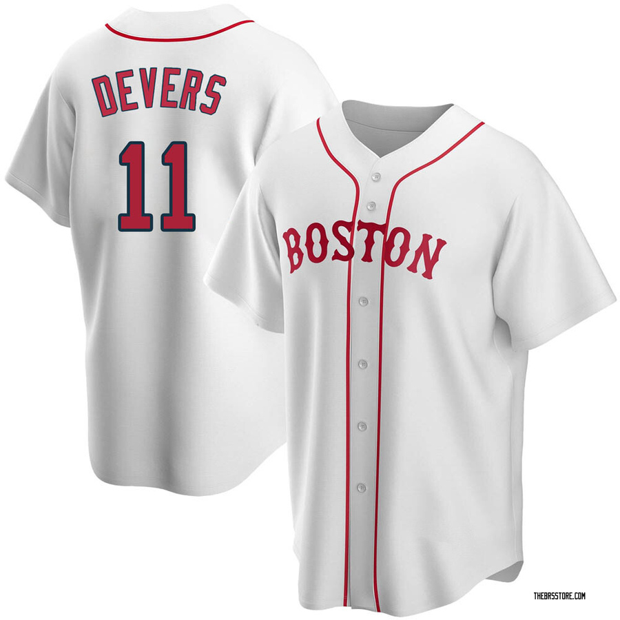 White Replica Rafael Devers Youth Boston Red Sox Alternate Jersey