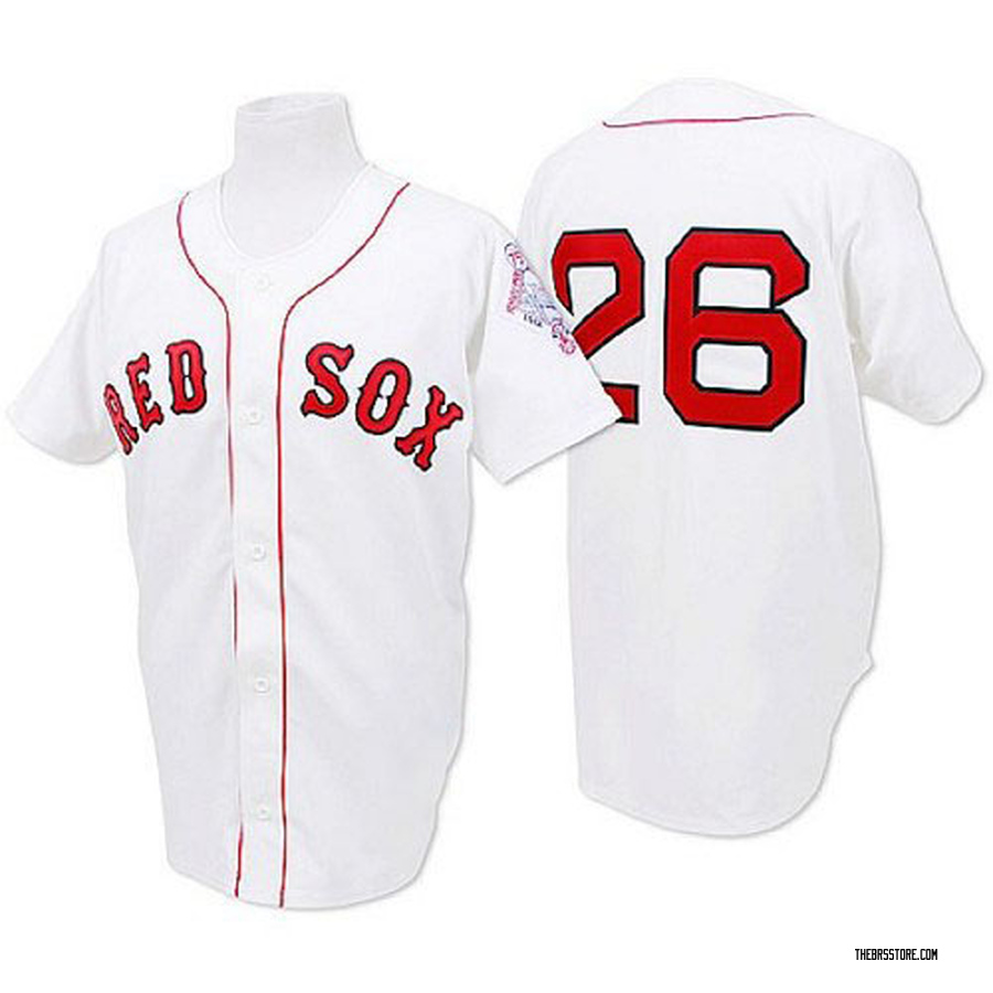 White Replica Wade Boggs Men's Boston Red Sox 1987 Throwback Jersey